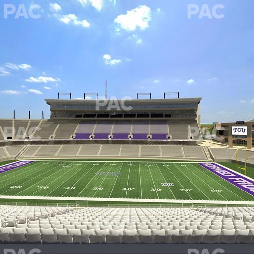 Amon G. Carter Stadium - Section Champions Club 206 Seat View