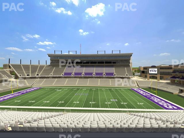 Amon G. Carter Stadium - Section Champions Club 206 Seat View Amon G. Carter Stadium - Section Champions Club 206 Seat View