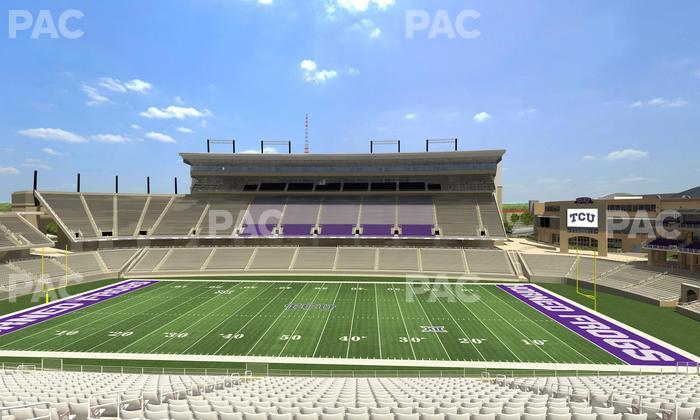 Amon G. Carter Stadium - Section Champions Club 206 Seat View