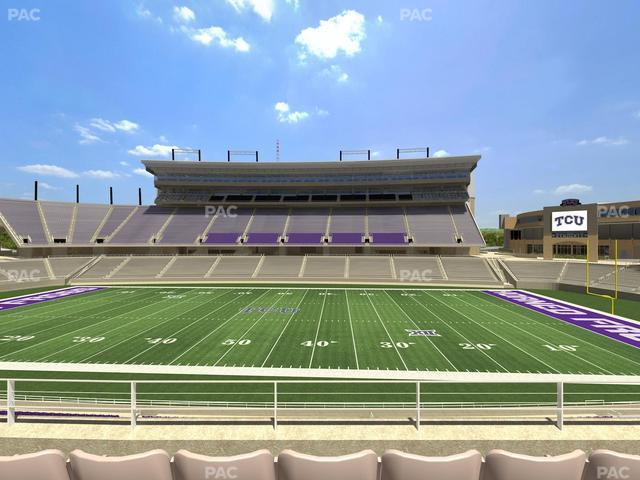 Amon G. Carter Stadium - Section Champions Club 206 Seat View