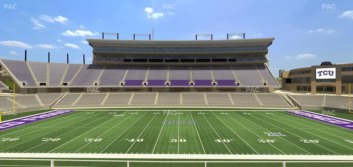 Amon G. Carter Stadium - Section Champions Club 207 Seat View