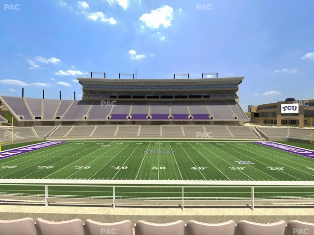 Amon G. Carter Stadium - Section Champions Club 207 Seat View