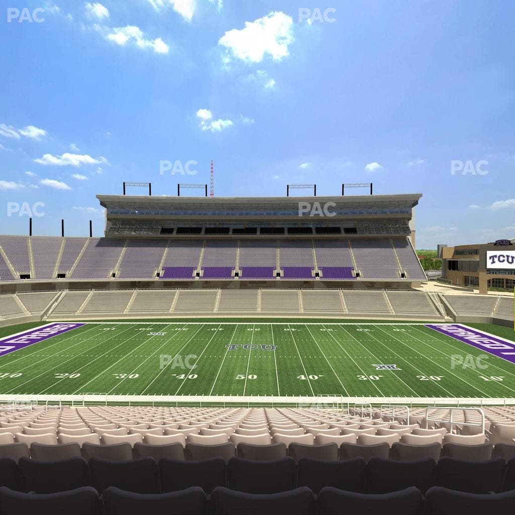 Amon G. Carter Stadium - Section Champions Club 207 Seat View