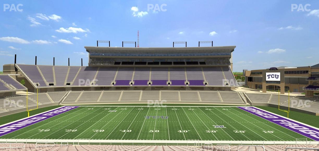 Amon G. Carter Stadium - Section Champions Club 207 Seat View