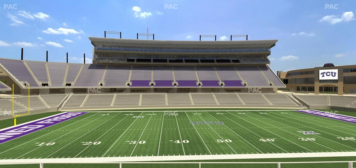 Amon G. Carter Stadium - Section Champions Club 208 Seat View