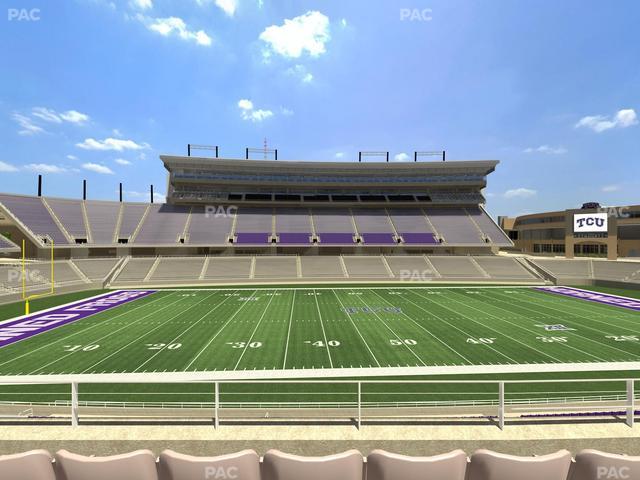 Amon G. Carter Stadium - Section Champions Club 208 Seat View
