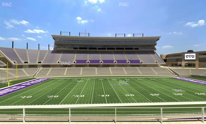 Amon G. Carter Stadium - Section Champions Club 208 Seat View