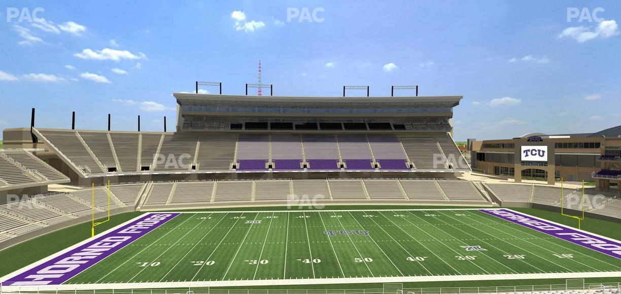 Amon G. Carter Stadium - Section Champions Club 208 Seat View