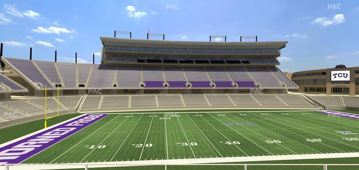 Amon G. Carter Stadium - Section Champions Club 209 Seat View