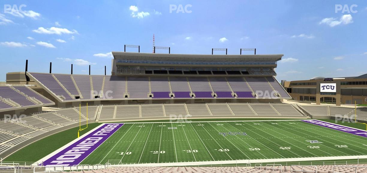 Amon G. Carter Stadium - Section Champions Club 209 Seat View