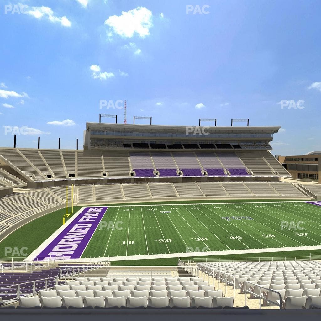 Amon G. Carter Stadium - Section Champions Club 210 Seat View