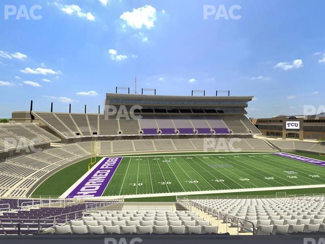 Amon G. Carter Stadium - Section Champions Club 210 Seat View Amon G. Carter Stadium - Section Champions Club 210 Seat View