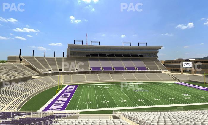Amon G. Carter Stadium - Section Champions Club 210 Seat View