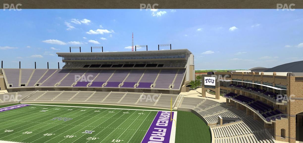Amon G. Carter Stadium - Section Champions Suite 1 Seat View