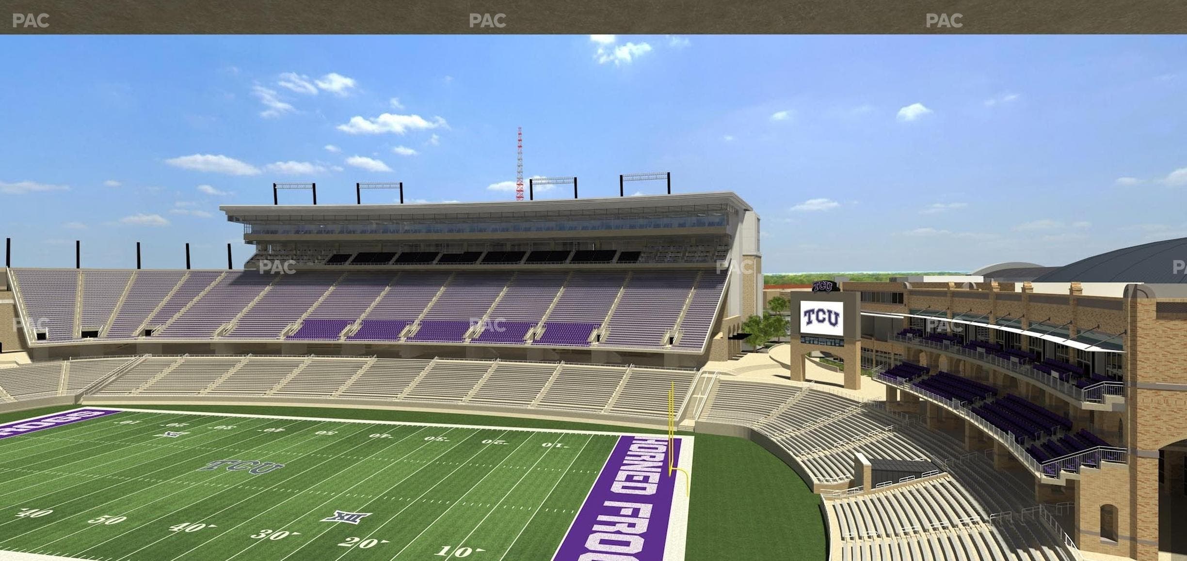 Amon G. Carter Stadium - Section Champions Suite 1 Seat View