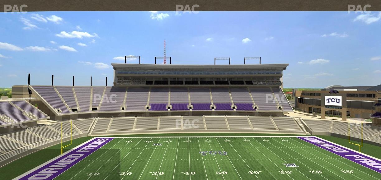 Amon G. Carter Stadium - Section Champions Suite 11 Seat View