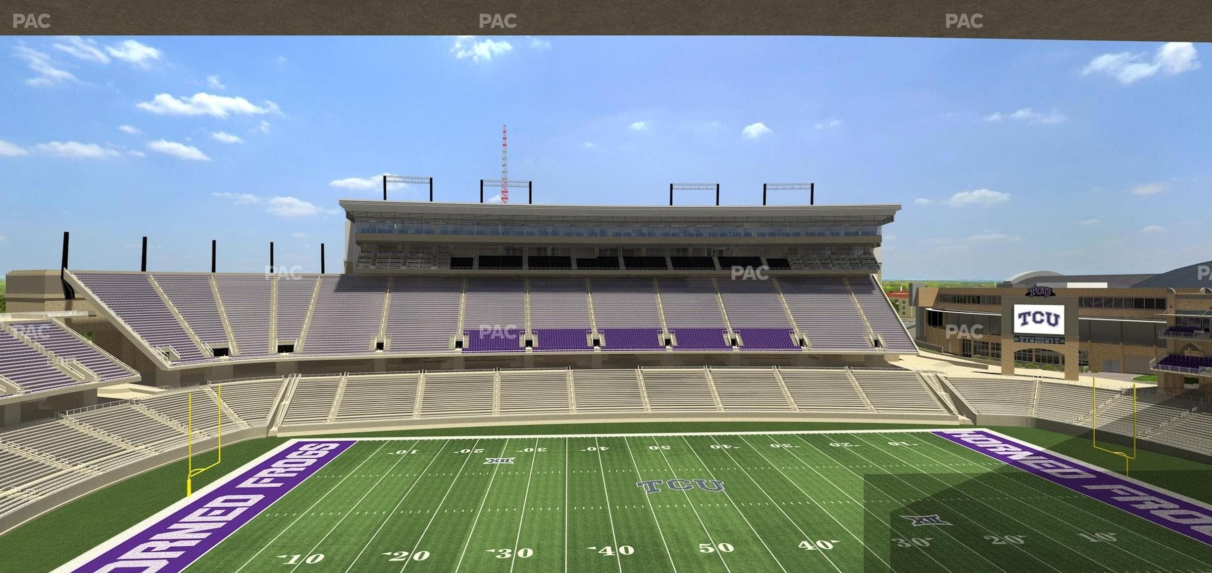 Amon G. Carter Stadium - Section Champions Suite 12 Seat View