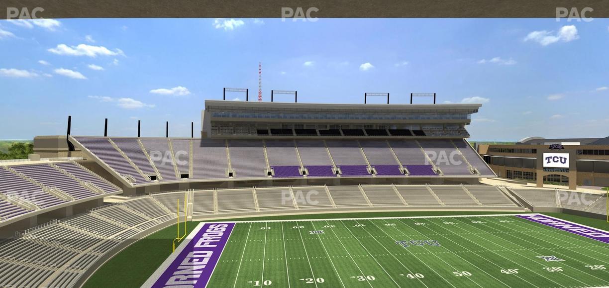 Amon G. Carter Stadium - Section Champions Suite 14 Seat View