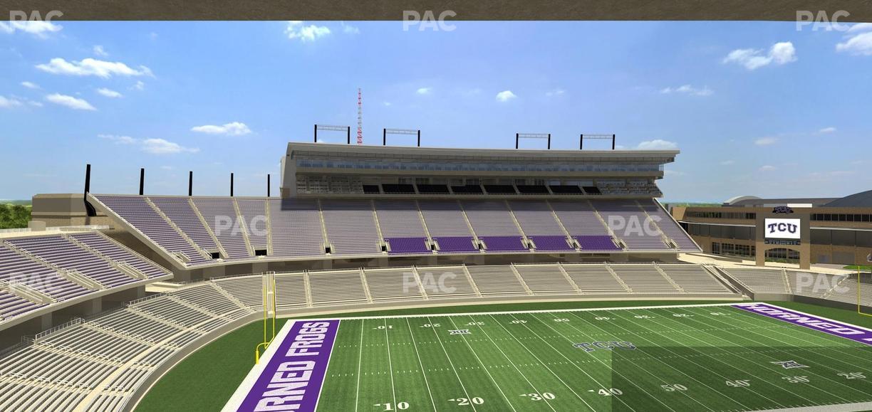 Amon G. Carter Stadium - Section Champions Suite 15 Seat View
