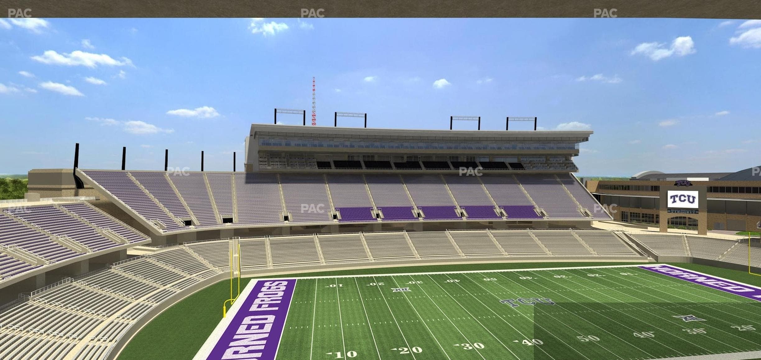 Amon G. Carter Stadium - Section Champions Suite 15 Seat View