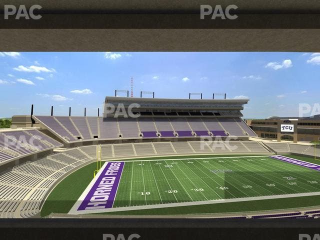 Amon G. Carter Stadium - Section Champions Suite 15 Seat View