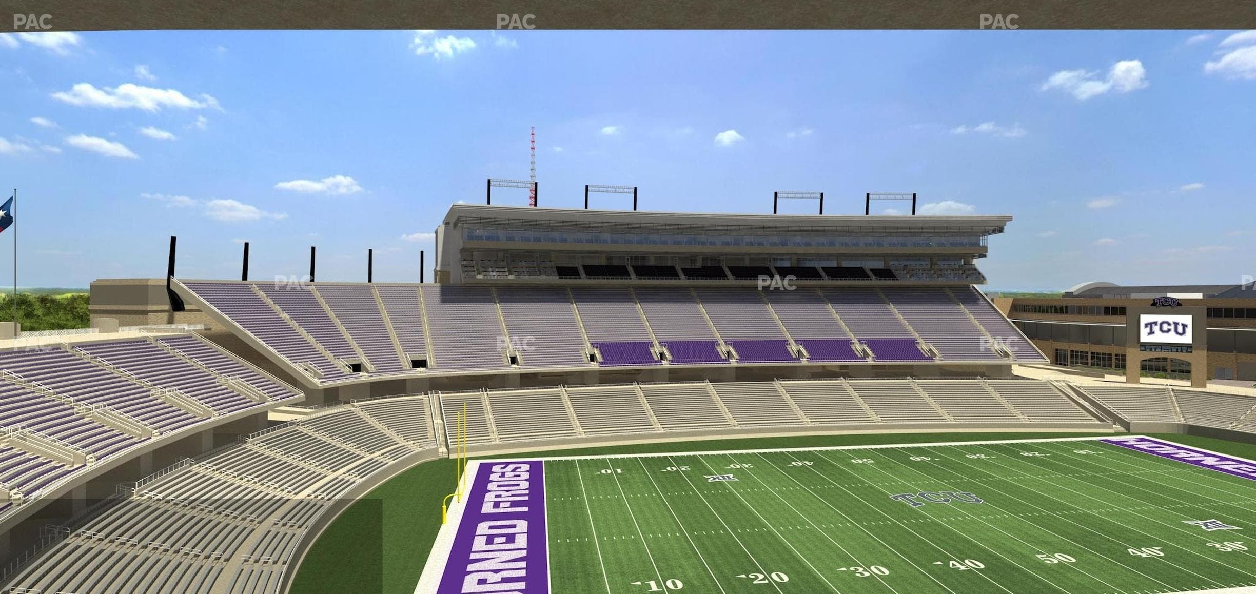 Amon G. Carter Stadium - Section Champions Suite 16 Seat View