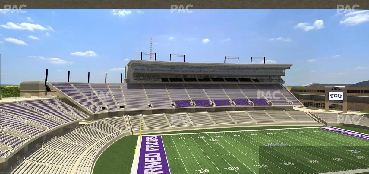 Amon G. Carter Stadium - Section Champions Suite 17 Seat View