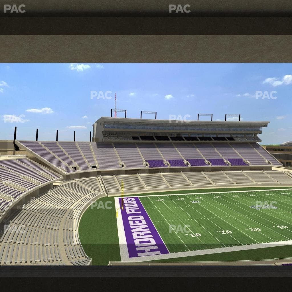 Amon G. Carter Stadium - Section Champions Suite 18 Seat View
