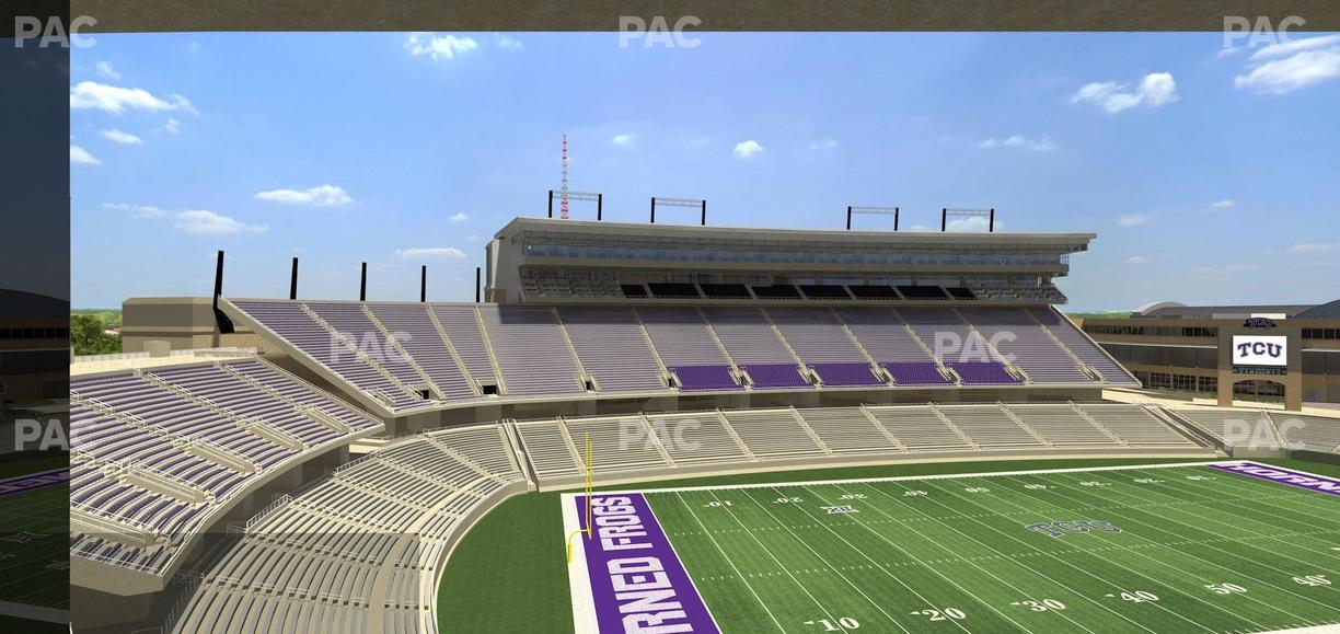 Amon G. Carter Stadium - Section Champions Suite 18 Seat View
