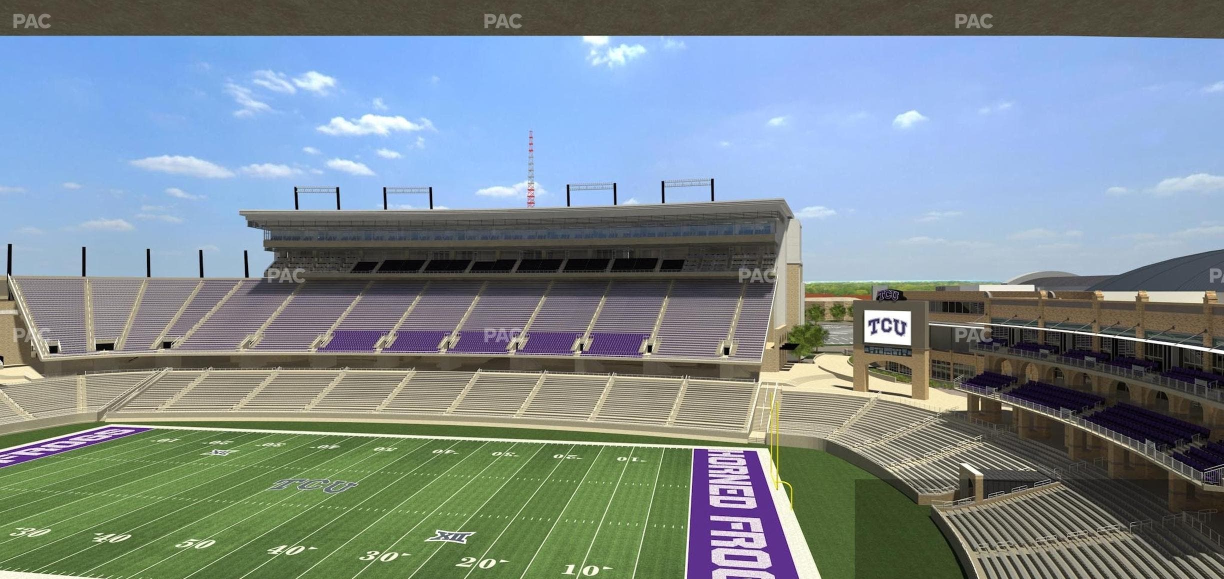 Amon G. Carter Stadium - Section Champions Suite 3 Seat View