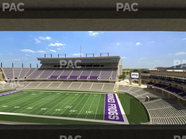 Amon G. Carter Stadium - Section Champions Suite 3 Seat View