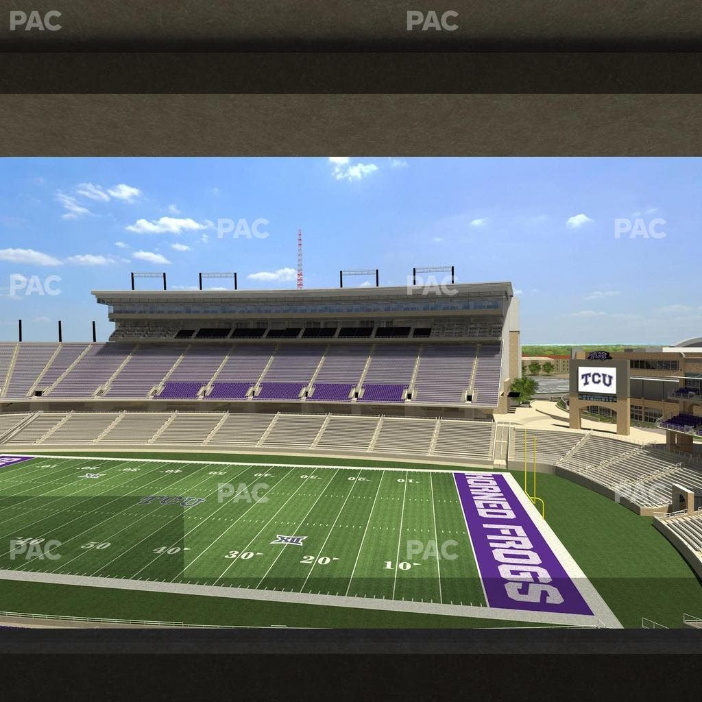 Amon G. Carter Stadium - Section Champions Suite 4 Seat View