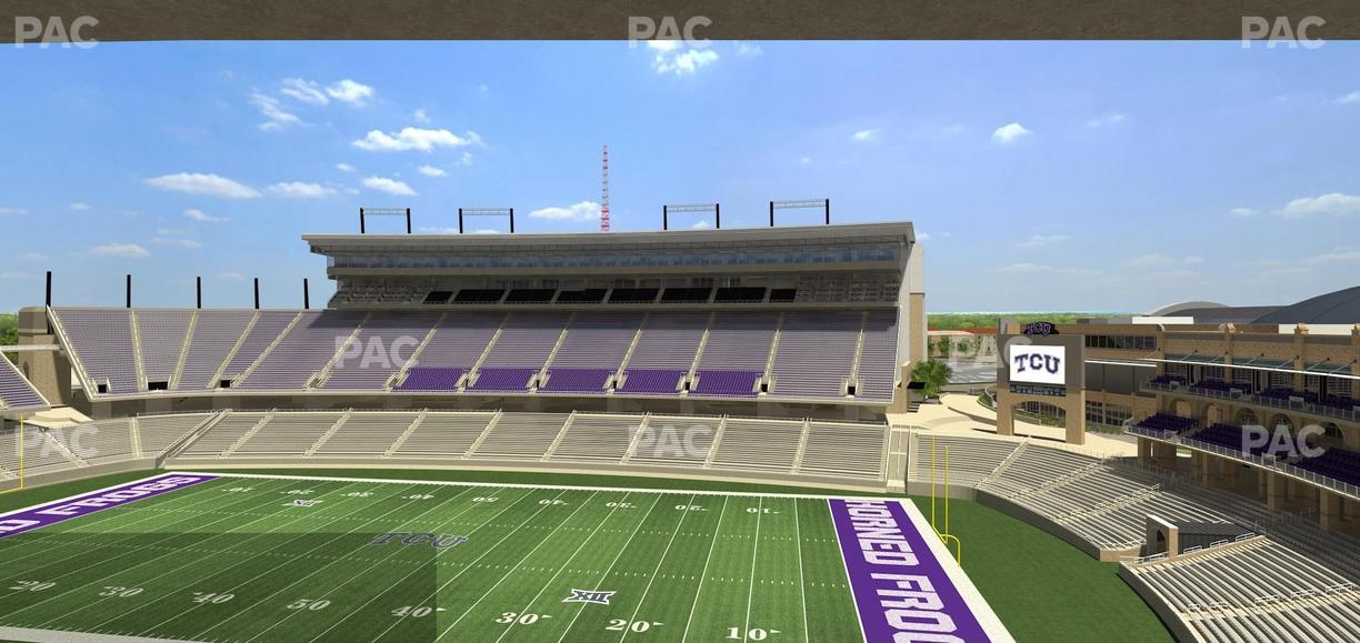 Amon G. Carter Stadium - Section Champions Suite 4 Seat View