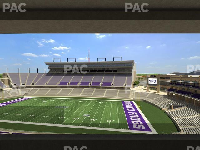 Amon G. Carter Stadium - Section Champions Suite 4 Seat View Amon G. Carter Stadium - Section Champions Suite 4 Seat View