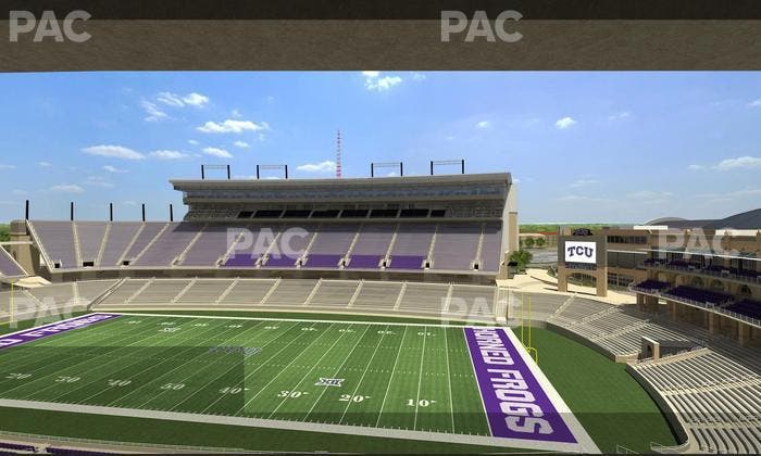 Amon G. Carter Stadium - Section Champions Suite 4 Seat View