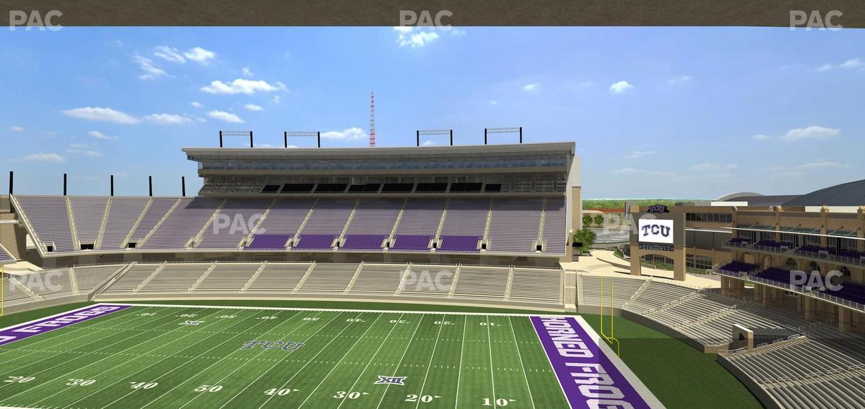 Amon G. Carter Stadium - Section Champions Suite 5 Seat View