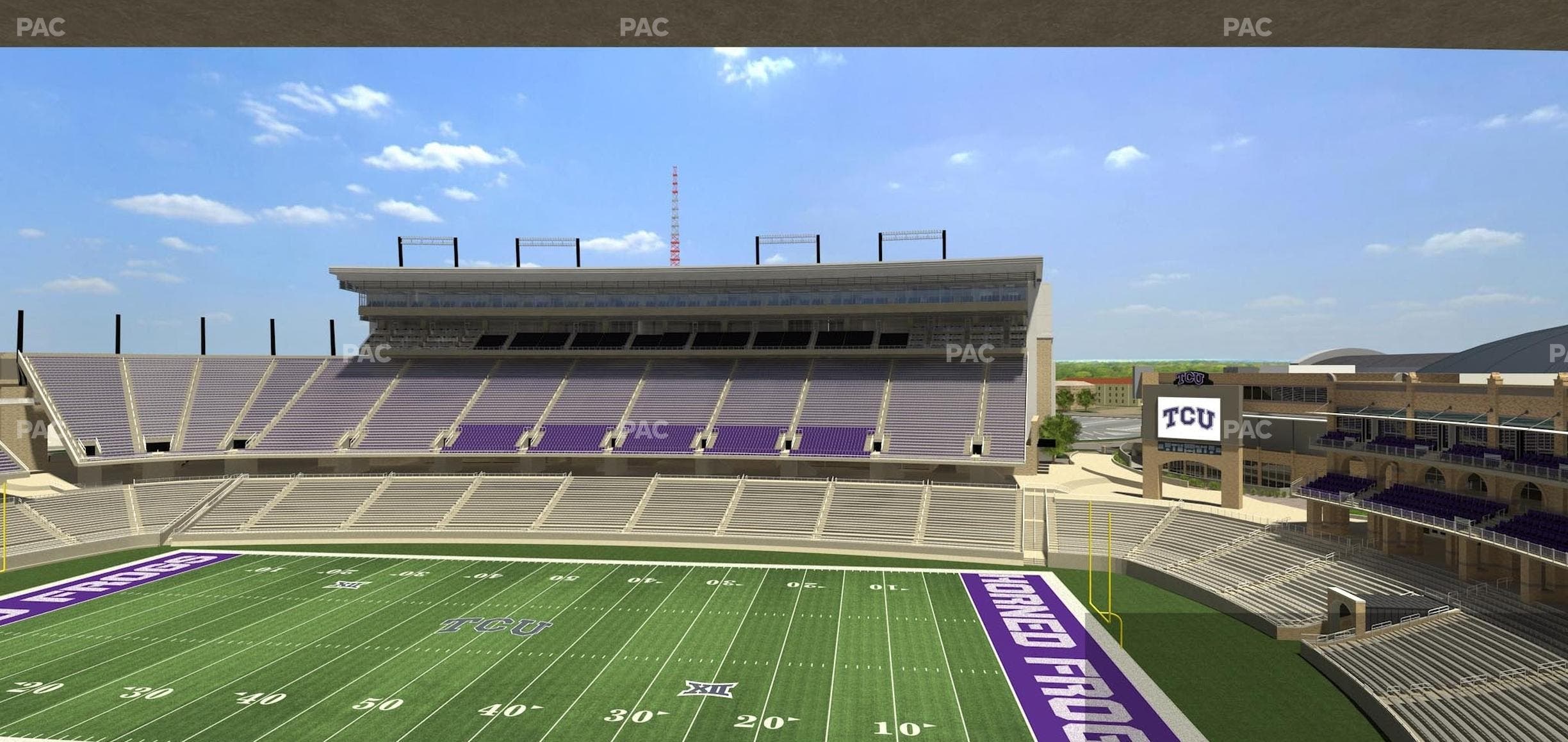 Amon G. Carter Stadium - Section Champions Suite 5 Seat View