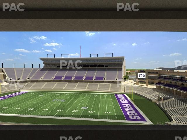 Amon G. Carter Stadium - Section Champions Suite 5 Seat View