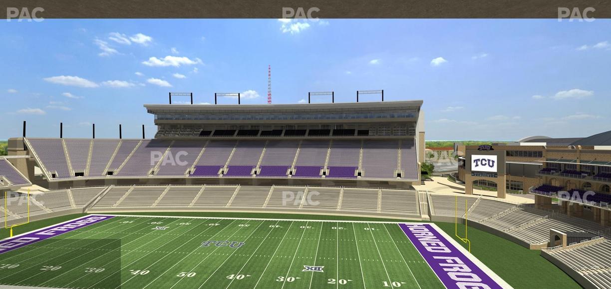 Amon G. Carter Stadium - Section Champions Suite 6 Seat View