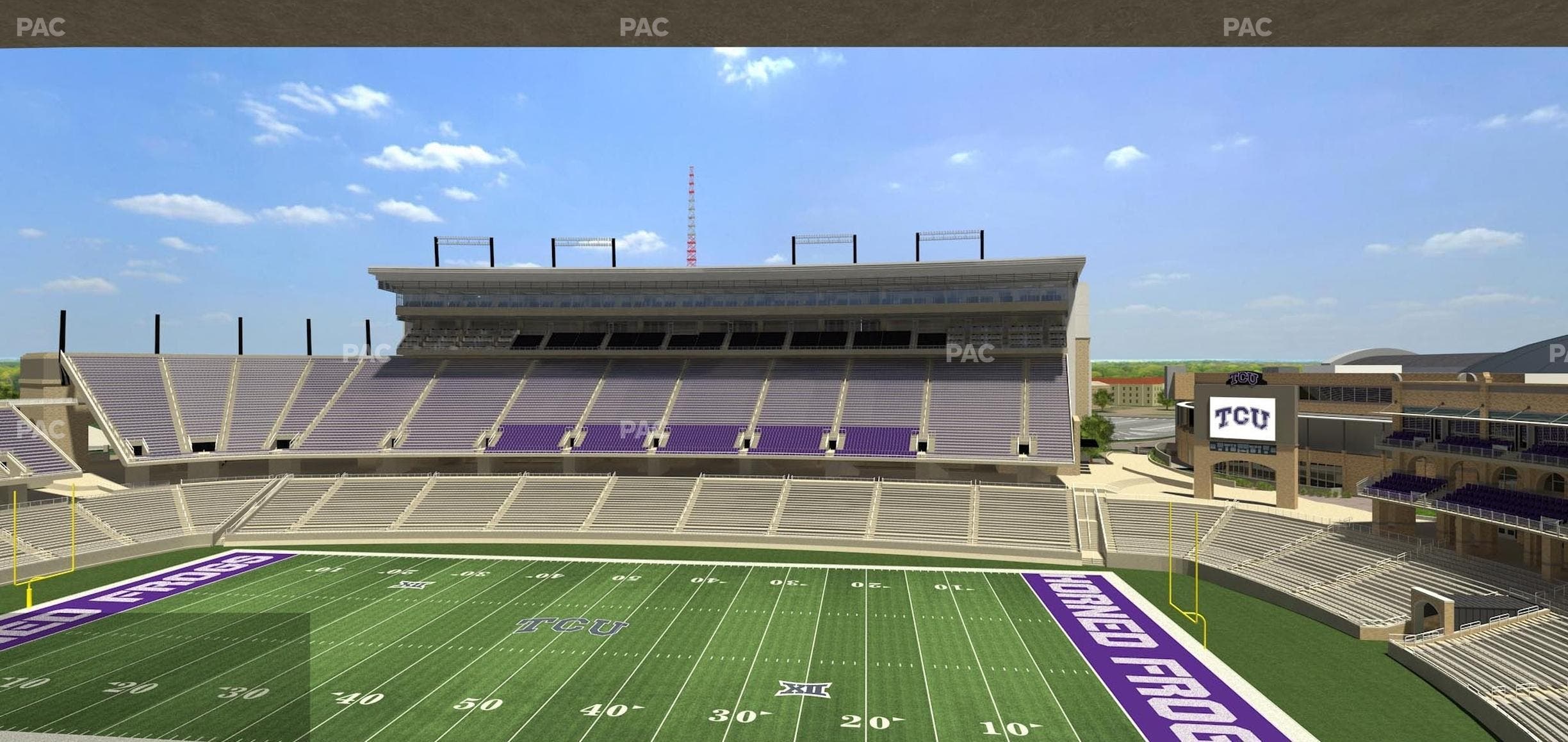 Amon G. Carter Stadium - Section Champions Suite 6 Seat View