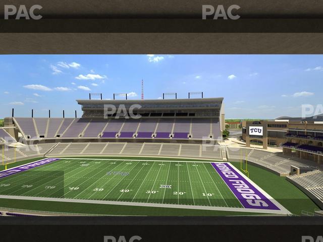 Amon G. Carter Stadium - Section Champions Suite 6 Seat View Amon G. Carter Stadium - Section Champions Suite 6 Seat View