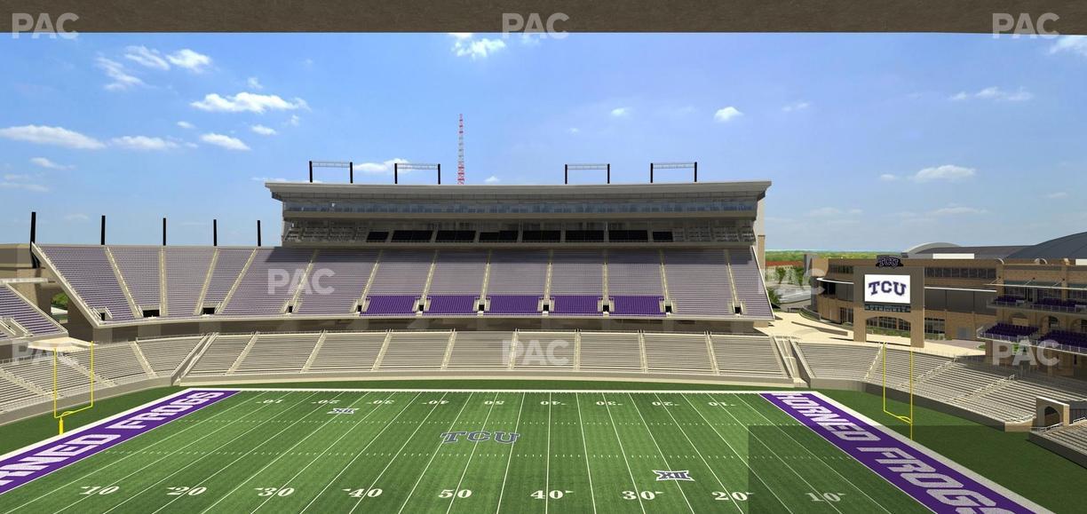 Amon G. Carter Stadium - Section Champions Suite 8 Seat View
