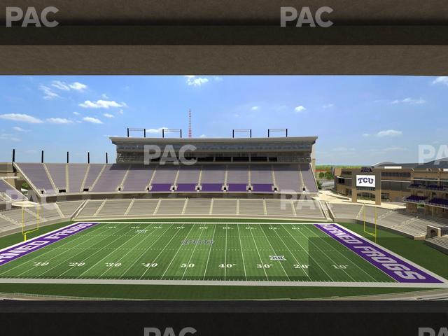 Amon G. Carter Stadium - Section Champions Suite 8 Seat View Amon G. Carter Stadium - Section Champions Suite 8 Seat View