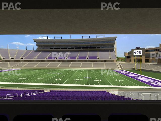 Amon G. Carter Stadium - Section Founders Suite 1 Seat View Amon G. Carter Stadium - Section Founders Suite 1 Seat View