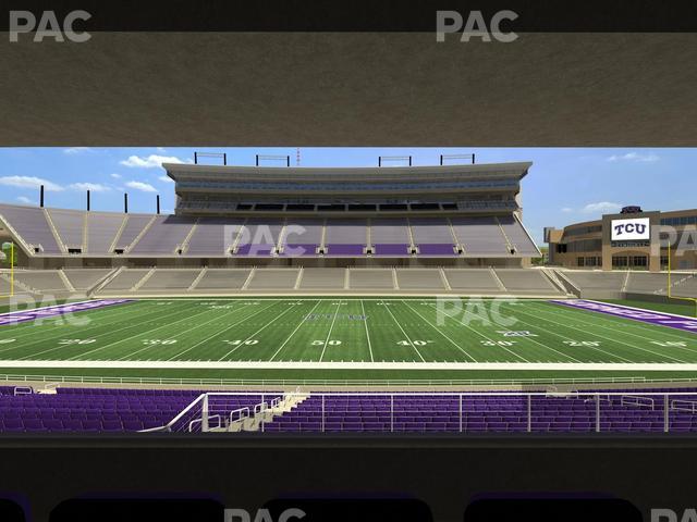 Amon G. Carter Stadium - Section Founders Suite 3 Seat View Amon G. Carter Stadium - Section Founders Suite 3 Seat View