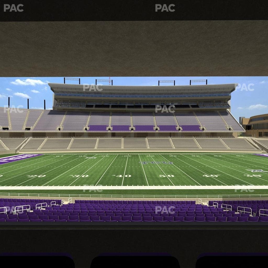 Amon G. Carter Stadium - Section Founders Suite 4 Seat View