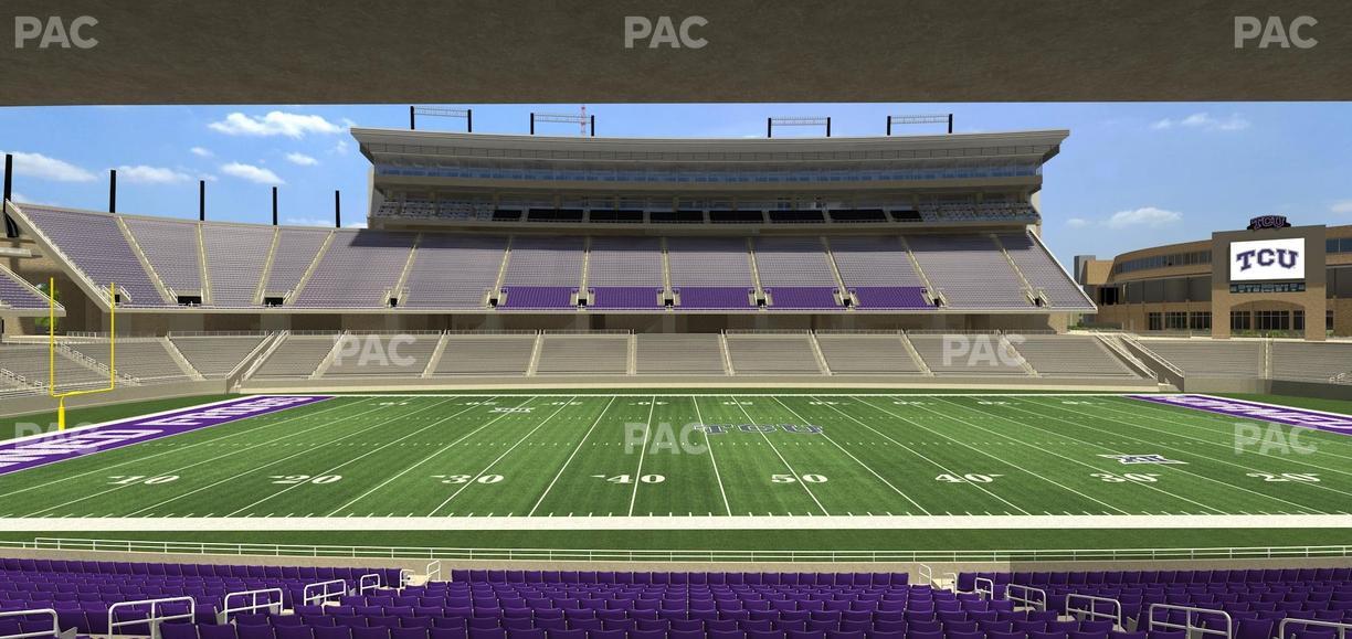 Amon G. Carter Stadium - Section Founders Suite 4 Seat View