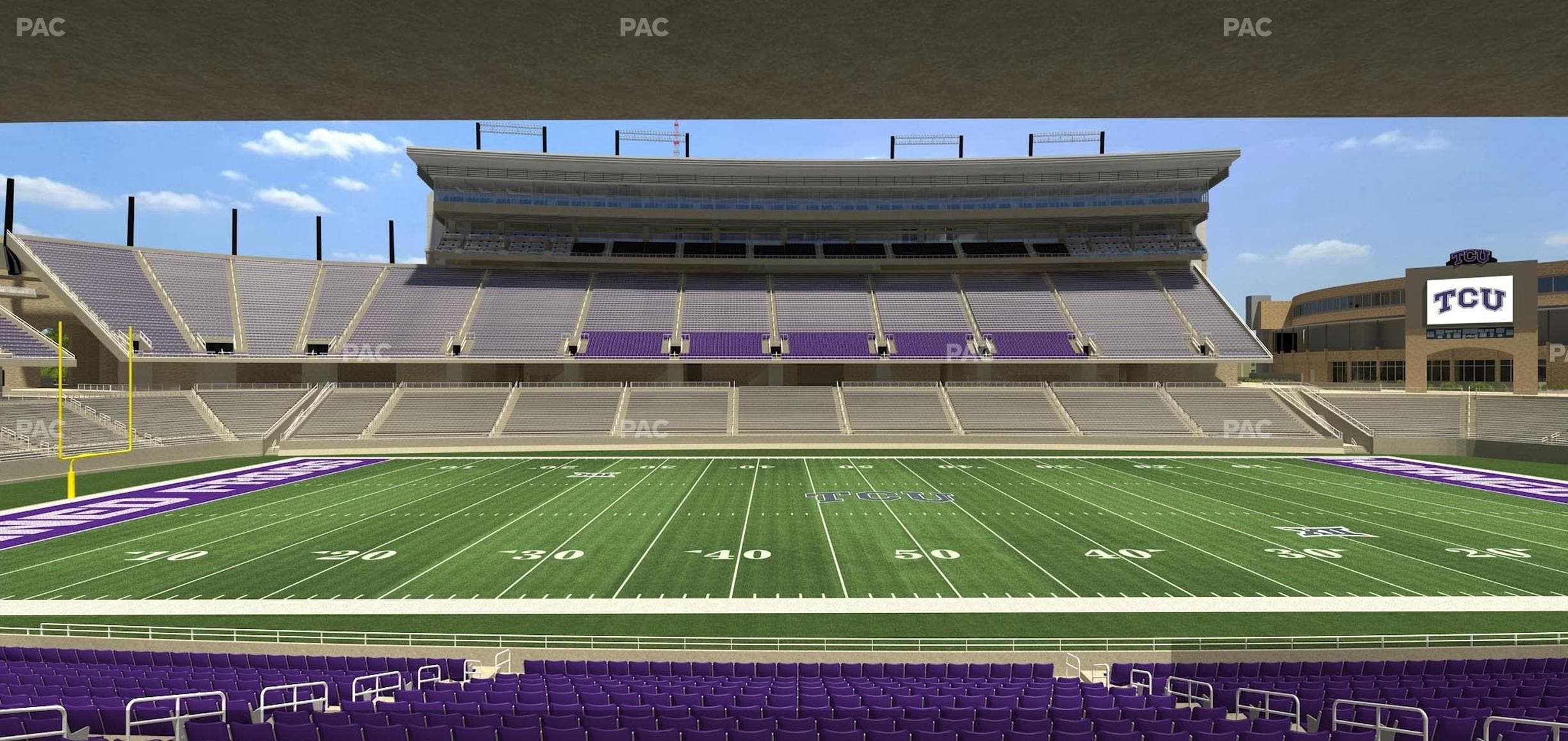 Amon G. Carter Stadium - Section Founders Suite 4 Seat View
