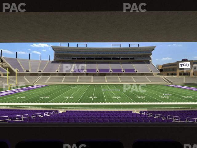 Amon G. Carter Stadium - Section Founders Suite 4 Seat View Amon G. Carter Stadium - Section Founders Suite 4 Seat View