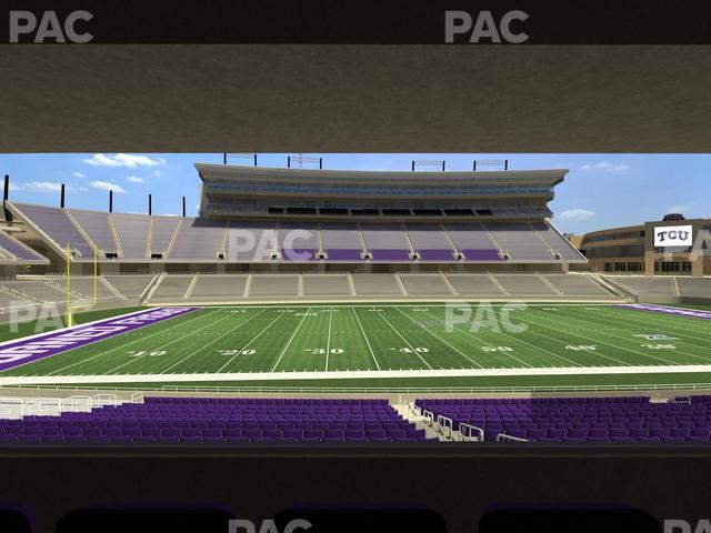 Amon G. Carter Stadium - Section Founders Suite 5 Seat View Amon G. Carter Stadium - Section Founders Suite 5 Seat View